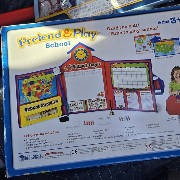 Learning Resources Pretend & Play School Set, Pretend Teacher Play School Set - Picture 7 of 16